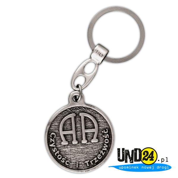 Brelok Okrągły AA - Czystość i Trzeźwość