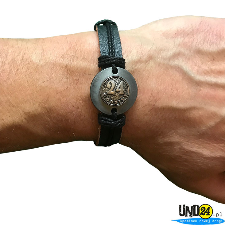 Skórzana bransoletka - 24 Godziny