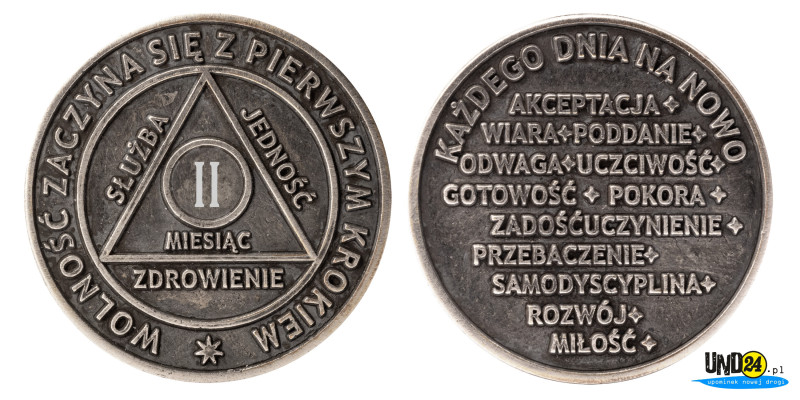 Medal 2. Miesiąc trzeźwości