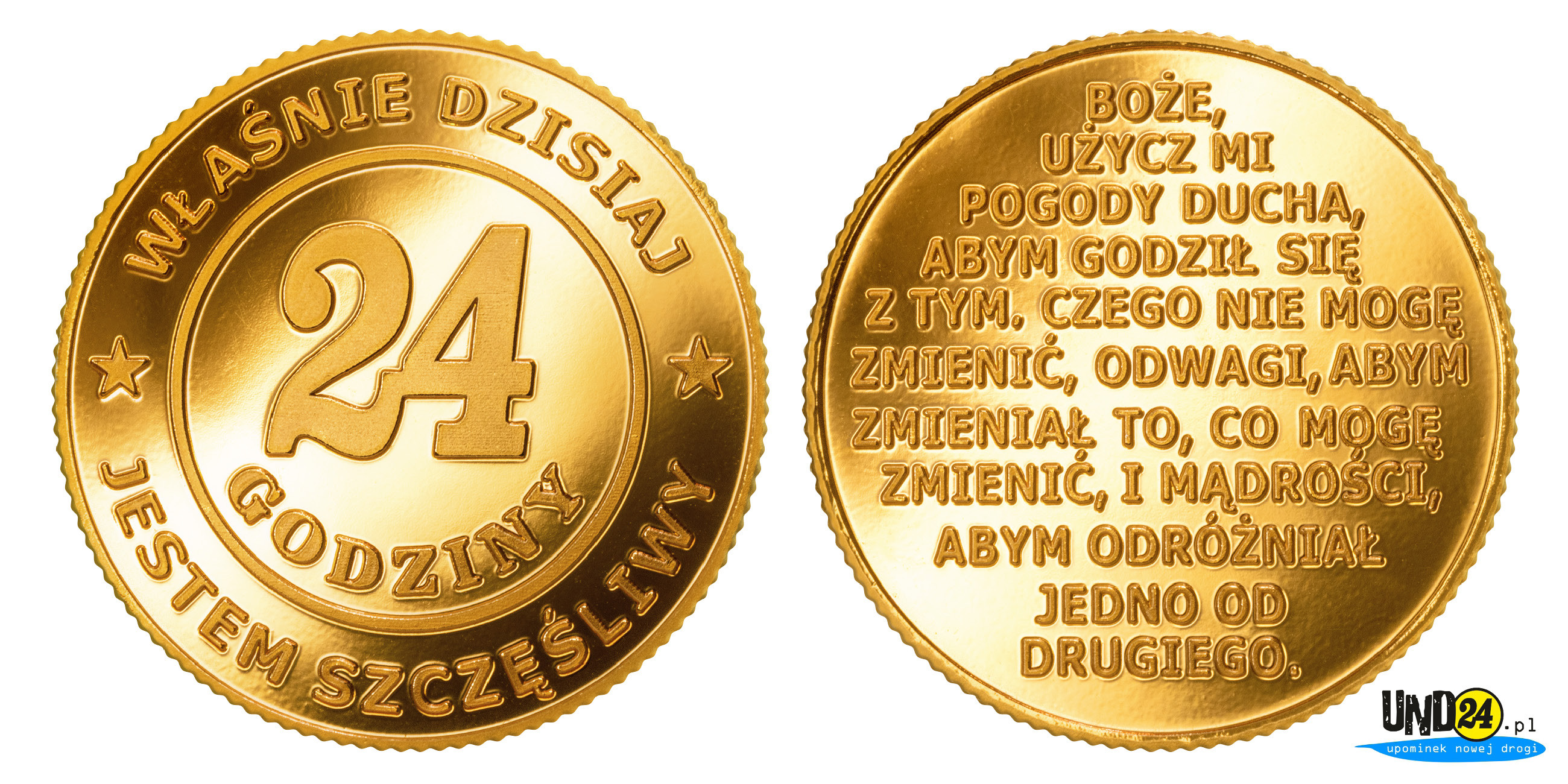 Medal 24 Godziny z Modlitwą o Pogodę Ducha w Amerykańskim Stylu - Tzw. Zerowy