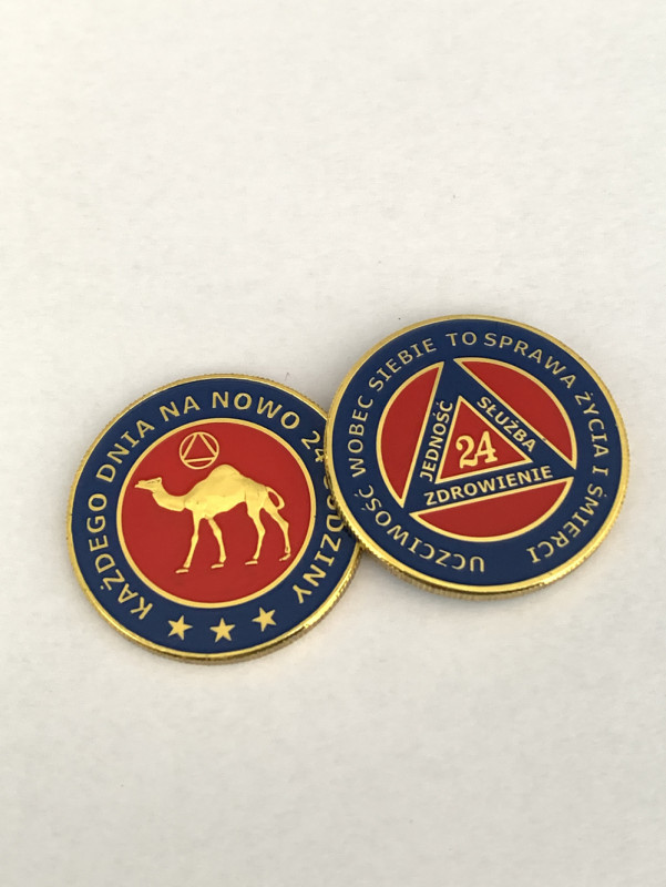 Medal 24 Godziny - Dromader - Kolorowy w Amerykańskim Stylu - Tzw. Zerowy