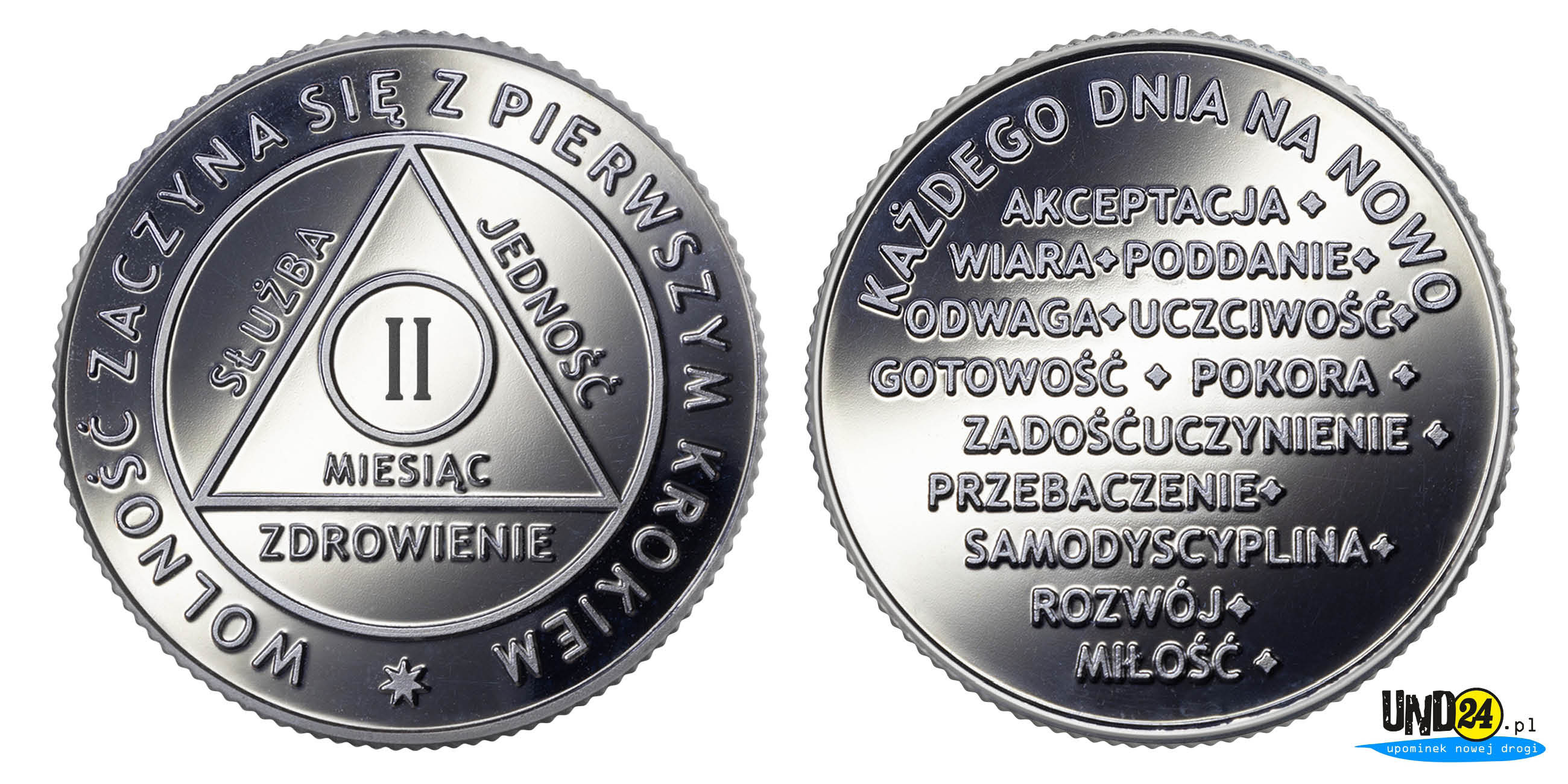 Medal 2. Miesiąc trzeźwości w Amerykańskim Stylu