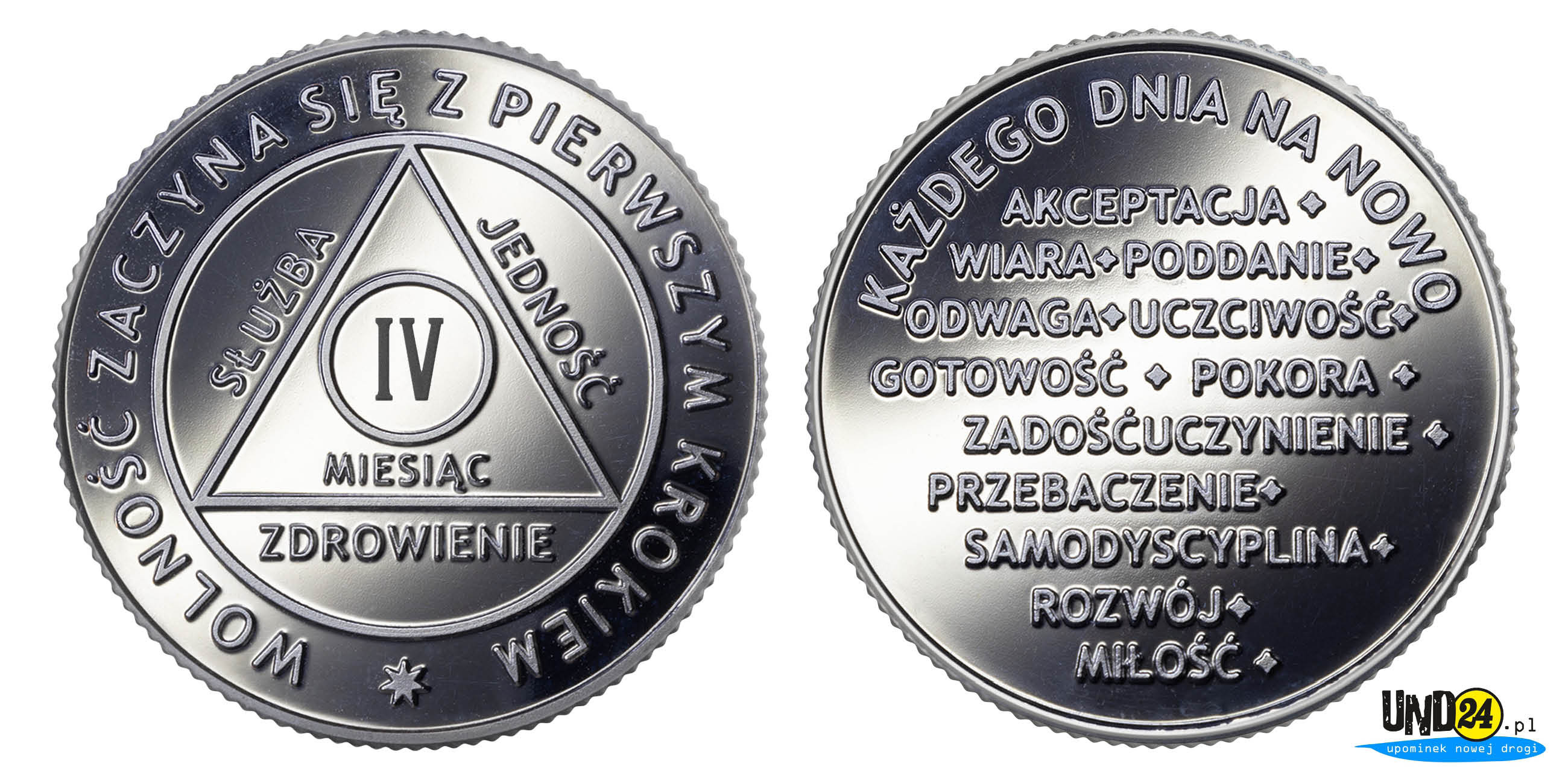 Medal 4. Miesiąc trzeźwości w Amerykańskim Stylu