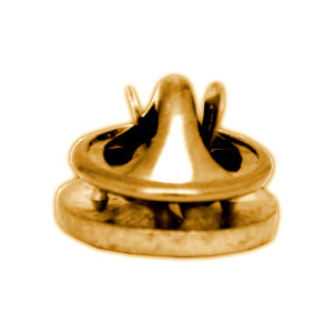 Znaczek - Pins - Przypinka - Złoty trójkąt wpisany w okrąg