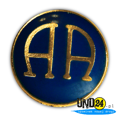 Znaczek - Pins - Przypinka - Złoty symbol AA 